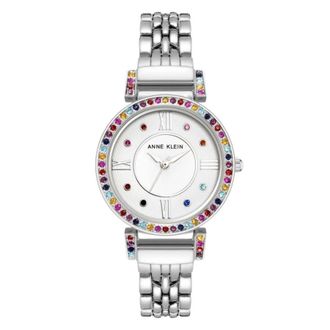 Anne Klein Accented White Dial Ladies Watch AK/2929RBSV