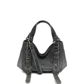 Diesel D-One-small Top-handle Bag In Crystal Solarised Denim