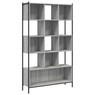 Berkfield Home Bookcase Grey Sonoma 102x28x172 cm Engineered Wood | Size: 102 x 28 x 172 cm