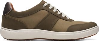 Clarks Nalle Fern in Green Nubuck