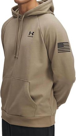 Under Armour Freedom Flag Hoodie In Brown