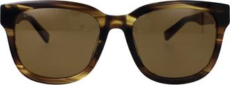 Gucci Sunglasses, female, Brown, Size: 55 MM Pantos Sunglasses