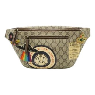 Gucci Pre-owned Belt Bags, female, Beige, Size: ONE SIZE Pre-owned GG Supreme Waist Bag