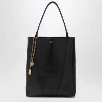 Chloé Chloé Chloé Spin Black Medium Tote Bag