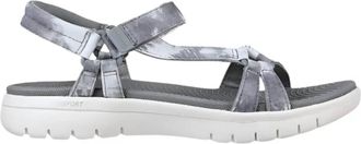 Skechers Womens On The Go Flex-Spring Fling Sandal In Grey
