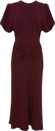 Victoria Beckham Bela Gathered Midi Dress