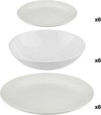 5five Simply Smart Vajilla 18 Piezas Color Blanco