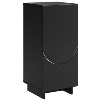 vidaXL Aparador Negro 33,5 X 34,5 X 75 Cm Madera De Ingenier&iacute;a Vidaxl