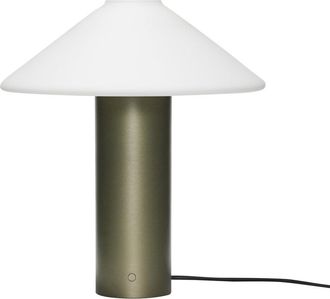H&uuml;bsch Hubsch Interior Orbit L&aacute;mpara De Mesa Verde Oscuro Elegante