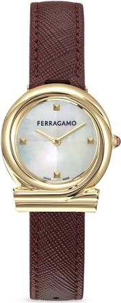 Ferragamo Gancini Twisted 28mm - Bianco
