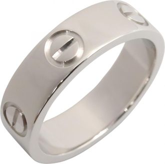 Cartier Silver White Gold (18K) Band Ring (Pre-Owned)