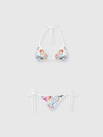 Missoni Bikini In Printed Stretch Fabric in Multicoloured at Nordstrom, Size 38 It