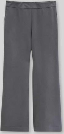 Marc O'Polo Cropped Wide Fit Culotte aus Lyocell-Leinen-Mix in Dunkelgrau, Gr&ouml;&szlig;e 34