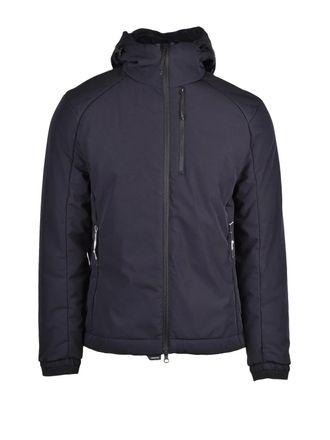 KRAKATAU Black Technical Nylon Down Jacket