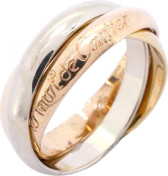 Cartier Yellow Gold (18K) Pink Gold (18K) White Gold (18K) Band Ring (Pre-Owned)