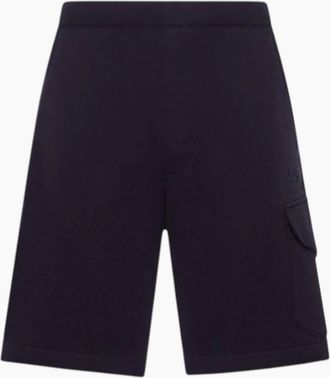 C.P. Company Mens C.P. Company Diagonal Raised Embroidered Logo Navy Shorts - Blue - Size: 37/36/32