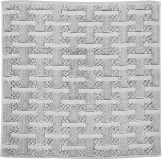 done. Badematte »Delia« Höhe 10 mm rutschhemmend beschichtet fussbodenheizungsgeeignet Badteppich, Uni-Farben, Hoch-Tief Effekt, reine Baumwolle, waschbar