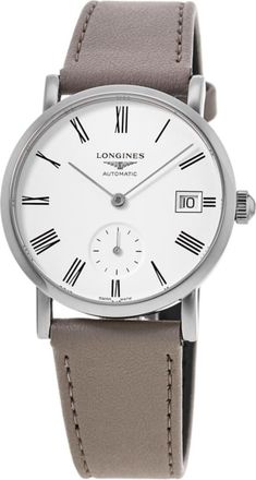 Longines Elegant Collection Automatic Automatic White Dial Fabric Strap Womens Watch L4.312.4.11.2