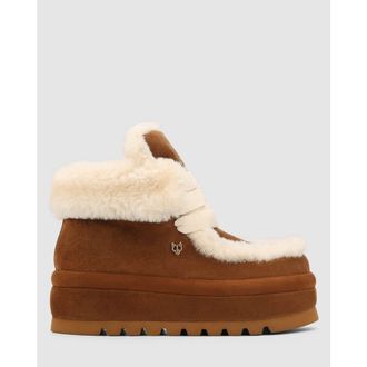Naked Wolfe Bambi Ice Faux Fur/Suede in Tan at Nordstrom, Size 9
