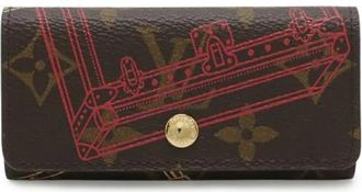 Louis Vuitton Pre-owned Monogram 4 Key Case Limited - Dames - Vintage Accessoires - Bruin - ONE Size - Vintage