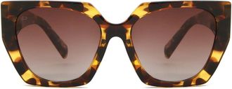 Privé Revaux BACKSTAGE/S Polarized 086/LA Womens Sunglasses Tortoiseshell Size 56