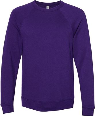 Bella + Canvas Sponge Fleece Raglan Crewneck Sweatshirt