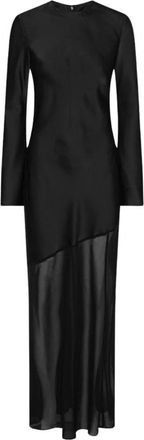 Rotate Jurken - Dames - Avondkleed - Zwart - M - Polyester - Kleedjes