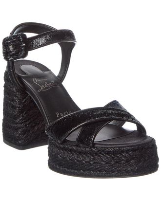 Christian Louboutin Calakala 85 Leather Sandal
