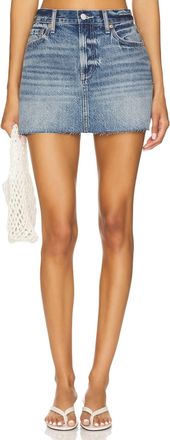 Pistola Denim Daisy Low Mini Skirt In Denim