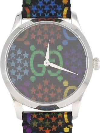 Gucci Pre-owned Watches, male, Multicolor, Size: ONE SIZE Pre-owned Stainless Steel watches