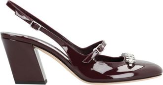 Jimmy Choo London Maroon Belinda Pumps