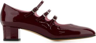 Carel Maroon Leather Pumps