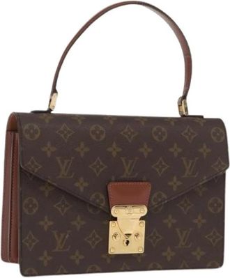 Louis Vuitton Pre-owned Concorde Handtas - Dames - Vintage Handtas - Bruin - ONE Size - Leer - Vintage