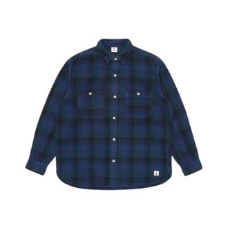 Edwin Camisa de trabajo Japan - Shirts - Hombre - Azul - S