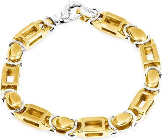 Pompeii3 Mens Link 14k Gold (61gram) or Platinum (99gram) 6-8mm Bracelet 8.5