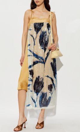 Munthe Dress Nara, Womens, Beige