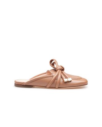 AGL Womens Ribbon Mule In Cocoa
