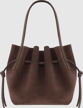 Yuzefi Sac Mini Scallop Tote Su&eacute;d&eacute; Nutmeg