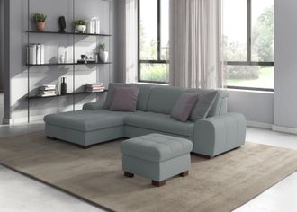 Sit&more Ecksofa »Luxor L-Form« wahlweise mit Bettfunktion, Bettkasten und Kopfteilverstellung