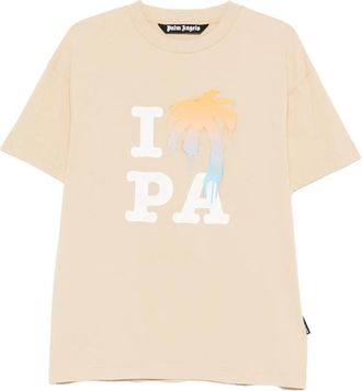 Palm Angels Palm-tree-print T-shirt