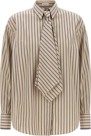 Brunello Cucinelli Mujer, Blusas y Camisas, Beige, Talla: XS