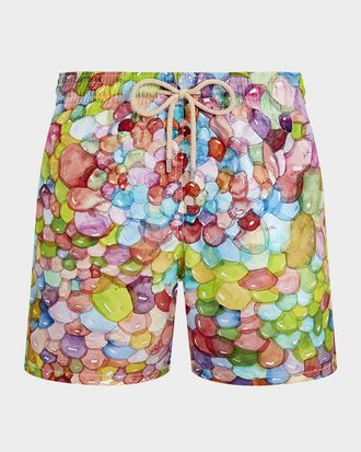 Vilebrequin x Fabrice Hyber Men & apos;s Multi-Bubbles Swim Shorts