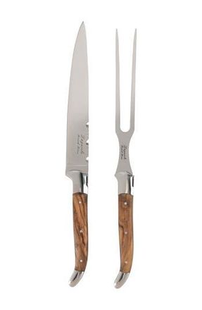 French Home Laguiole Olivewood Carving Set in Olive Wood at Nordstrom Rack