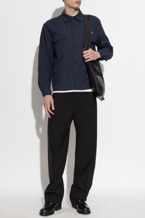 Kenzo Shirt With Pockets, Mens, Navy Blue