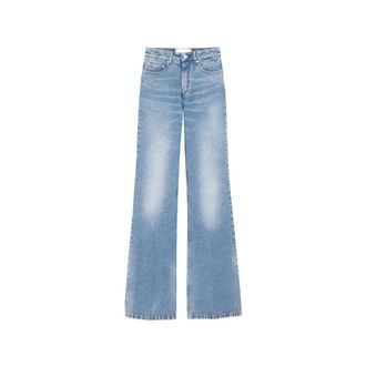 Ami Wide Jeans, female, Blue, Size: W26 Wide Jeans