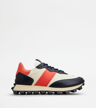 Tod's Sneakers Tods 1T in Leather and Fabric