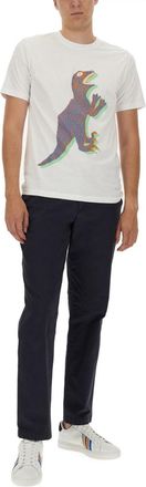 Paul Smith Organic Cotton Trousers - Blue