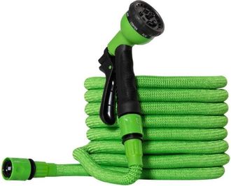 Trade Shop Trade Shop - Tubo Da Giardino Estensibile Allungabile Pistola Pompa Annaffiatore Fino A 22mt