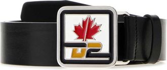Dsquared2 Black Logo Buckle Belt