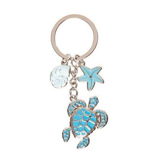 Beachcombers Sea Turtle Keychain in Blue at Nordstrom